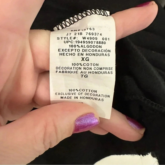 Champion Middleweight T-shirt Hoodie, Script Logo Long Sleeve Black Size XL GUC - Picture 10 of 12